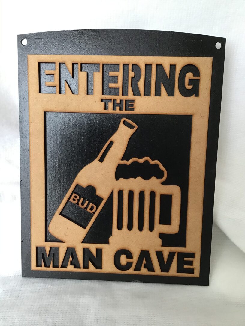 large beer sign